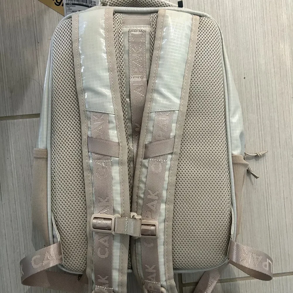 Calpak Terra White Sand Laptop Travel Backpack NWT